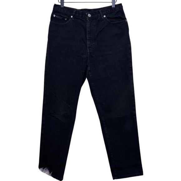 Calvin Klein Jeans Mom Jeans Size 10 Petite‎ Black Vintage - Picture 1 of 15